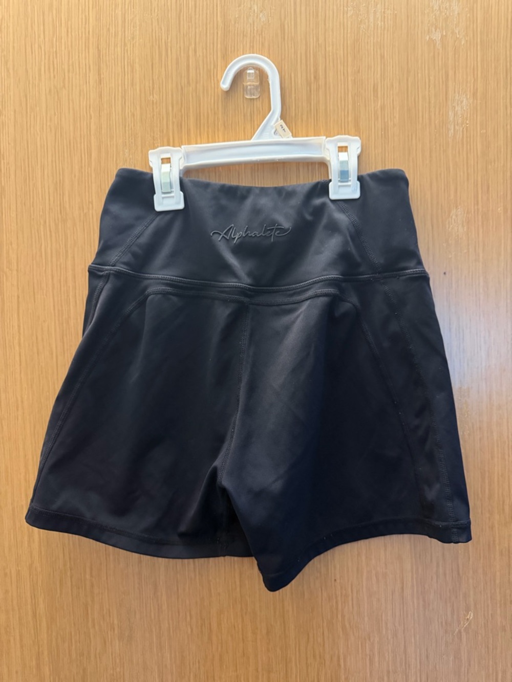 Alphalete Black High-Rise Athletic Shorts
